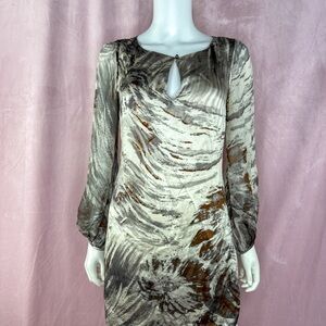 Mint Velvet Womens 100% Silk Tunic Top Blouse Size Small Shine